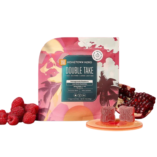 Pomegranate Raspberry | Double Take Gummies