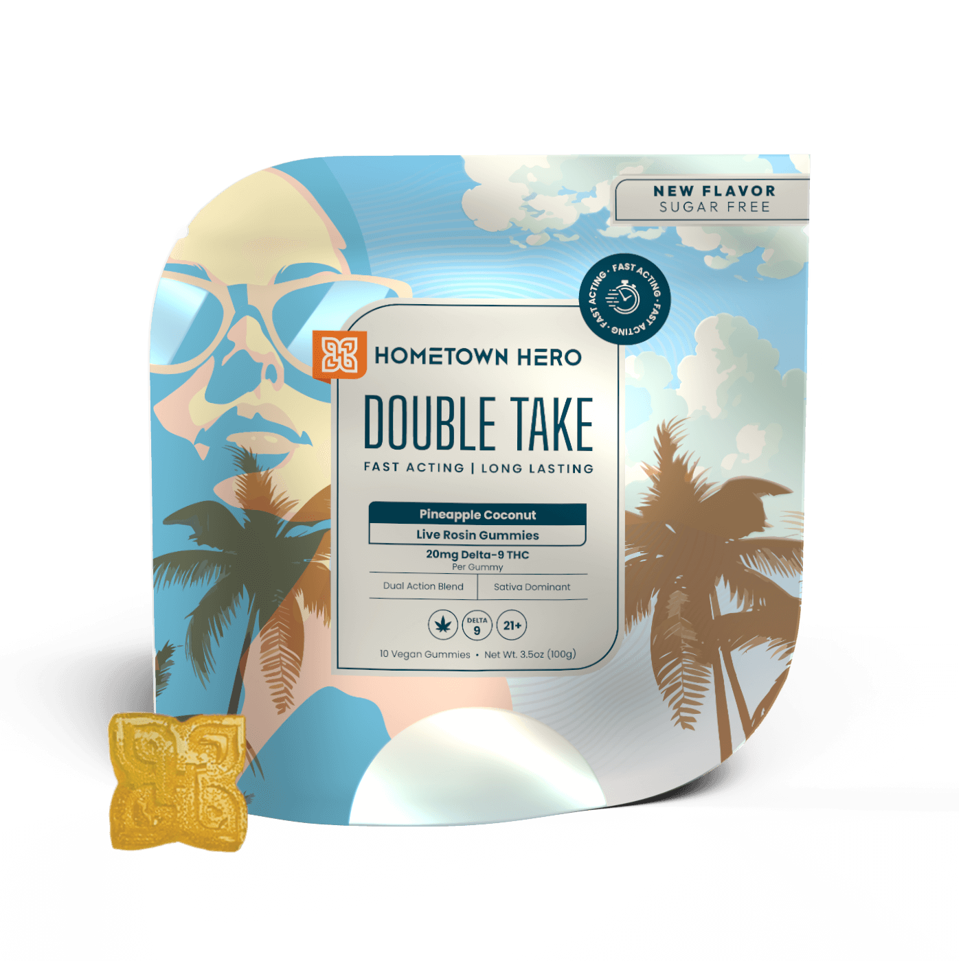 Pineapple Coconut | Double Take Gummies