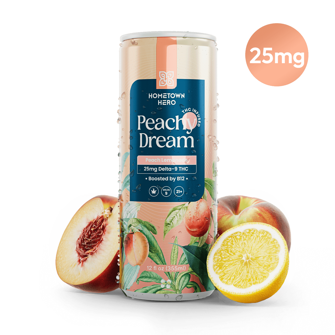 Peachy Dream | 25mg THC Lemonade