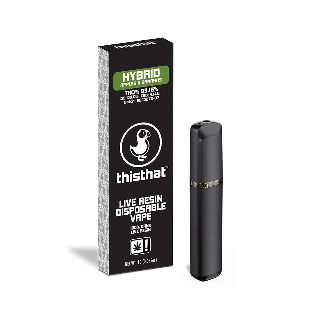 Apples & Bananas | Live Resin Disposable Vape